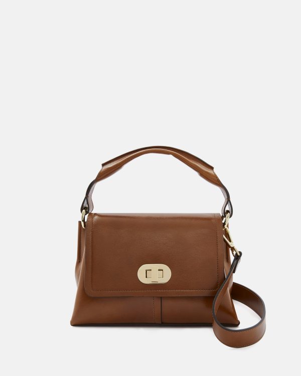 SAC CUIR GABRIEL CAMEL