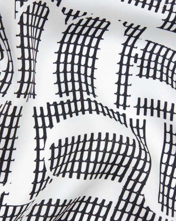 FOULARD DIANA NOIR BLANC - Image 2