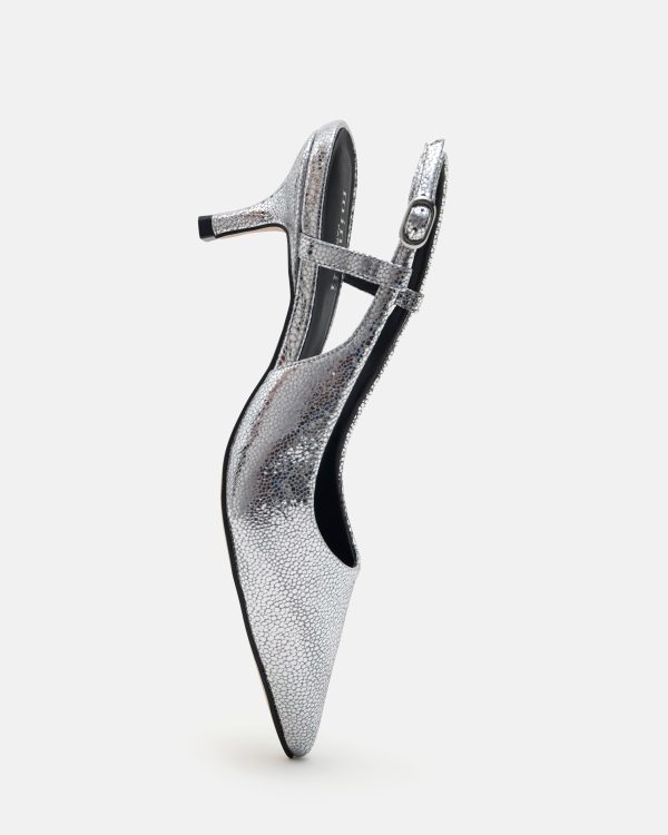 ESCARPINS KARANA/MET ARGENT - Image 4