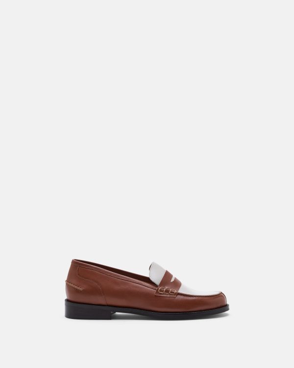 MOCASSINS MAURINE COGNAC ÉCRU - Image 2